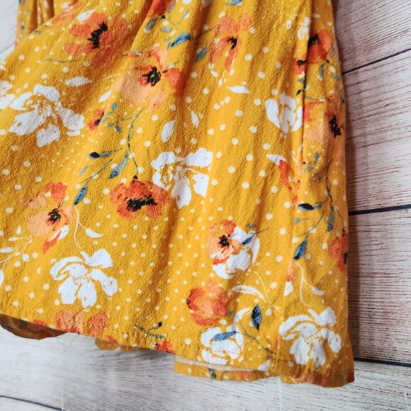 Idyllwind by Miranda Lambert Floral Flare Sleeve Blouse Size XS/TP Button Front - Picture 9 of 16